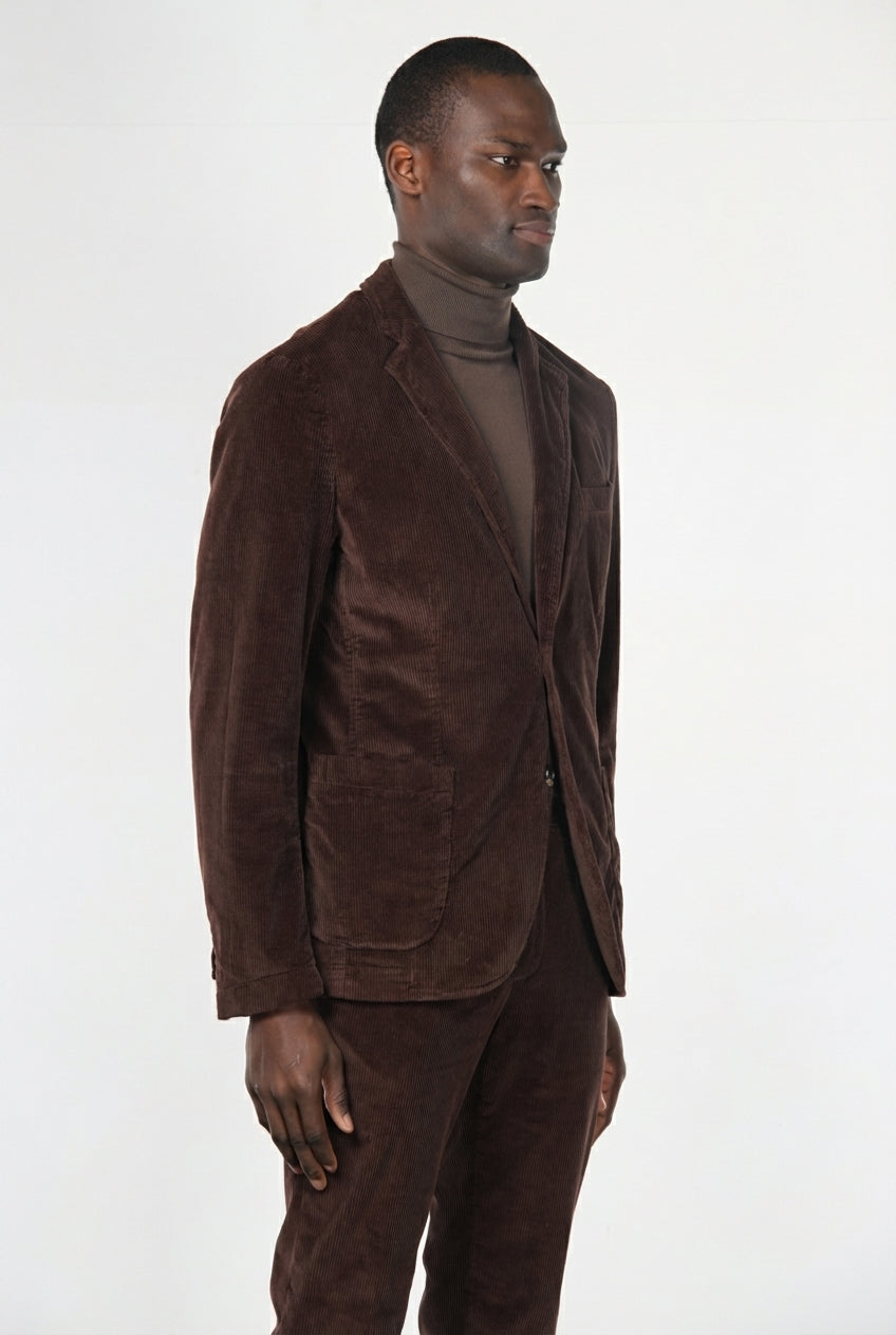 Tiziano blazer uomo in velluto 500 righe