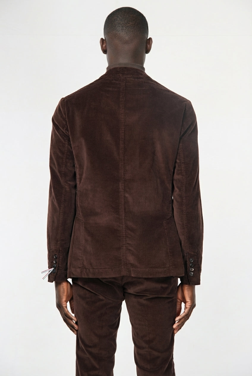 Tiziano blazer uomo in velluto 500 righe