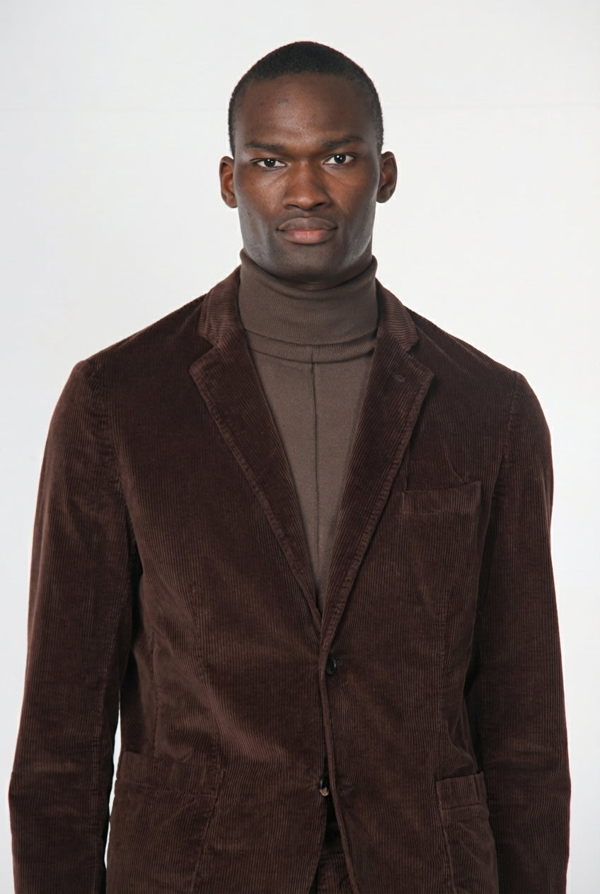 Tiziano blazer uomo in velluto 500 righe