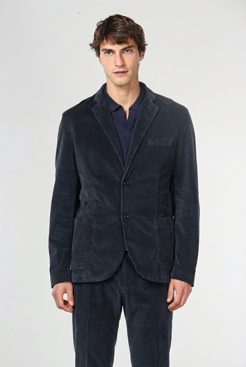 Tiziano blazer uomo in velluto 500 righe