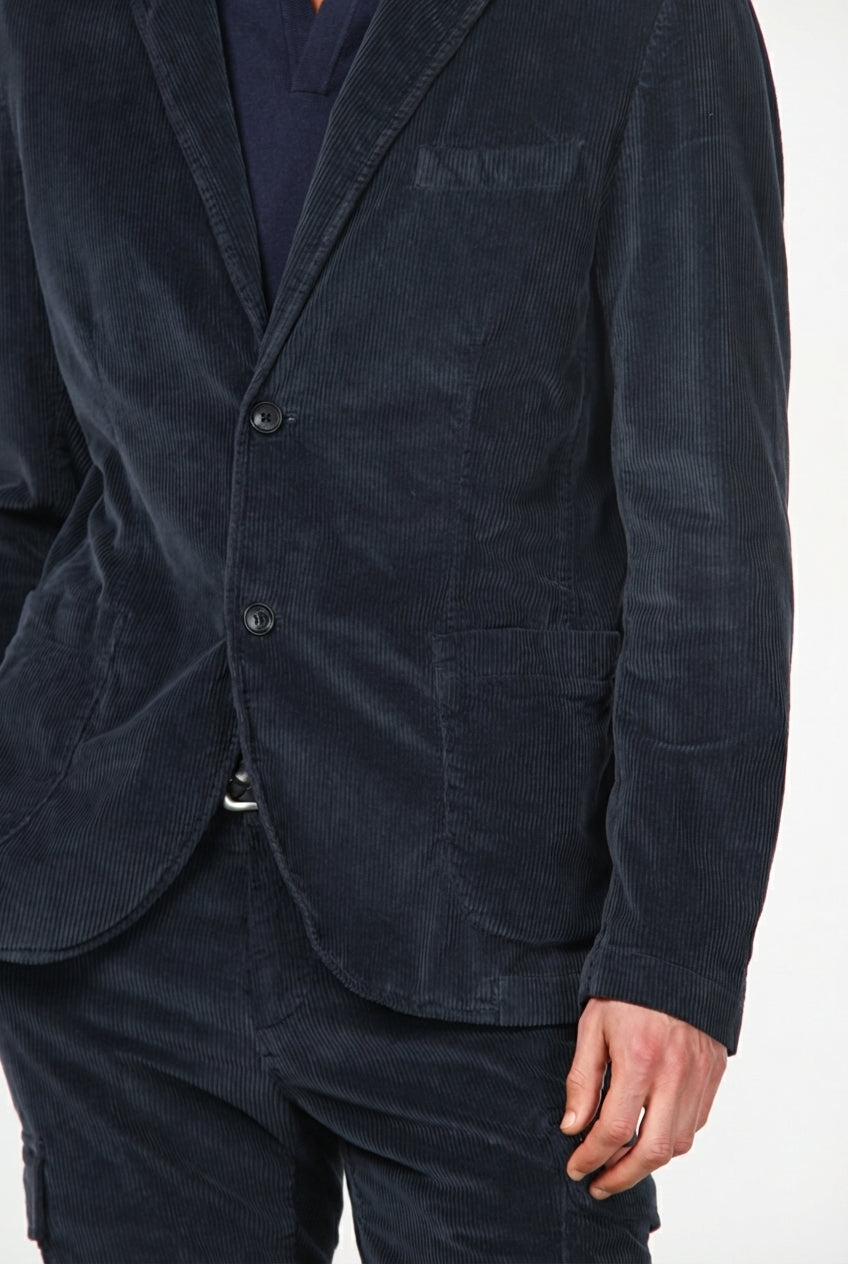 Tiziano blazer uomo in velluto 500 righe