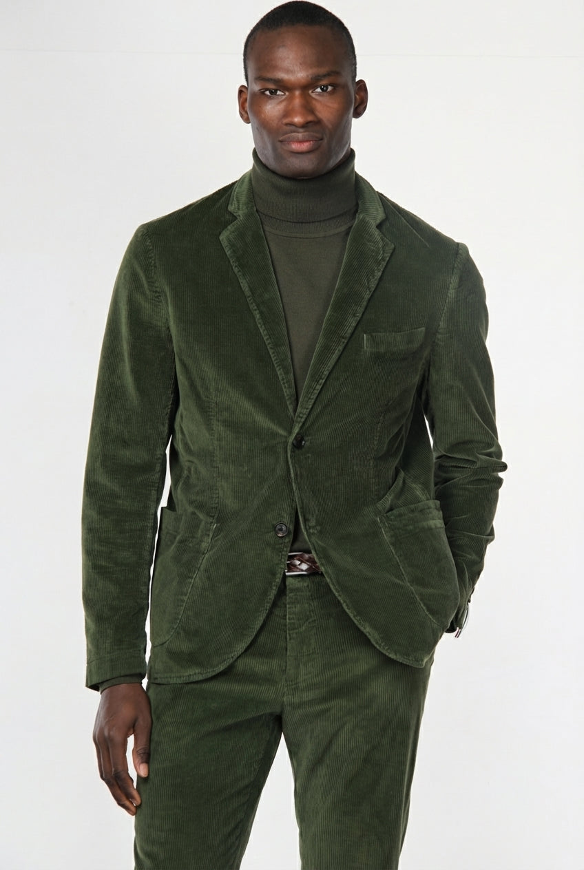 Tiziano blazer uomo in velluto 500 righe