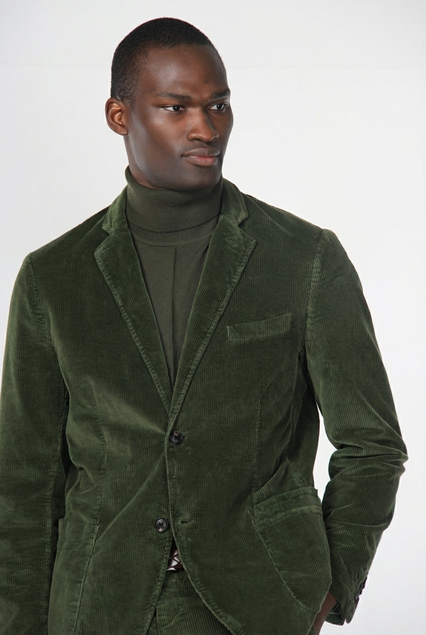 Tiziano blazer uomo in velluto 500 righe