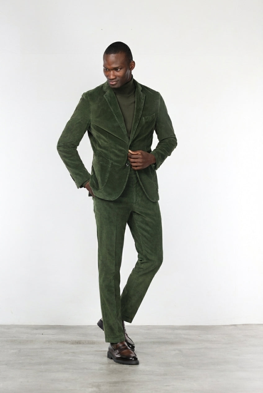 Tiziano blazer uomo in velluto 500 righe