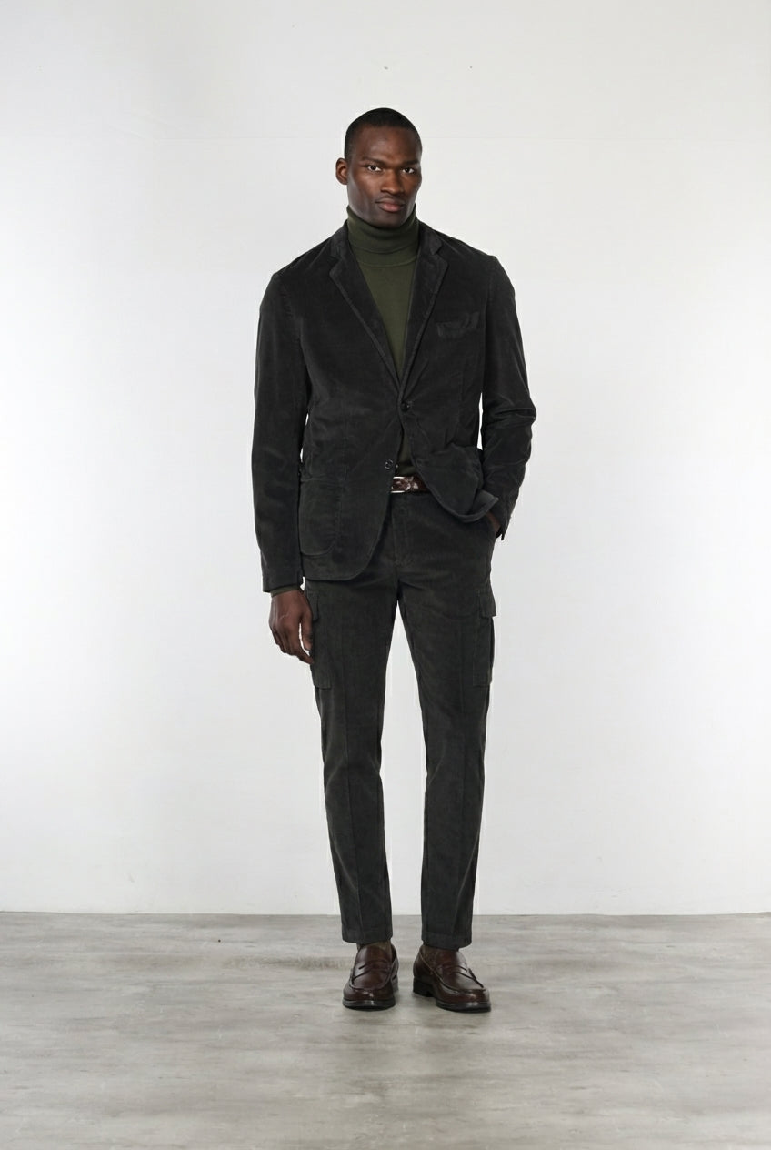 Tiziano blazer uomo in velluto 500 righe