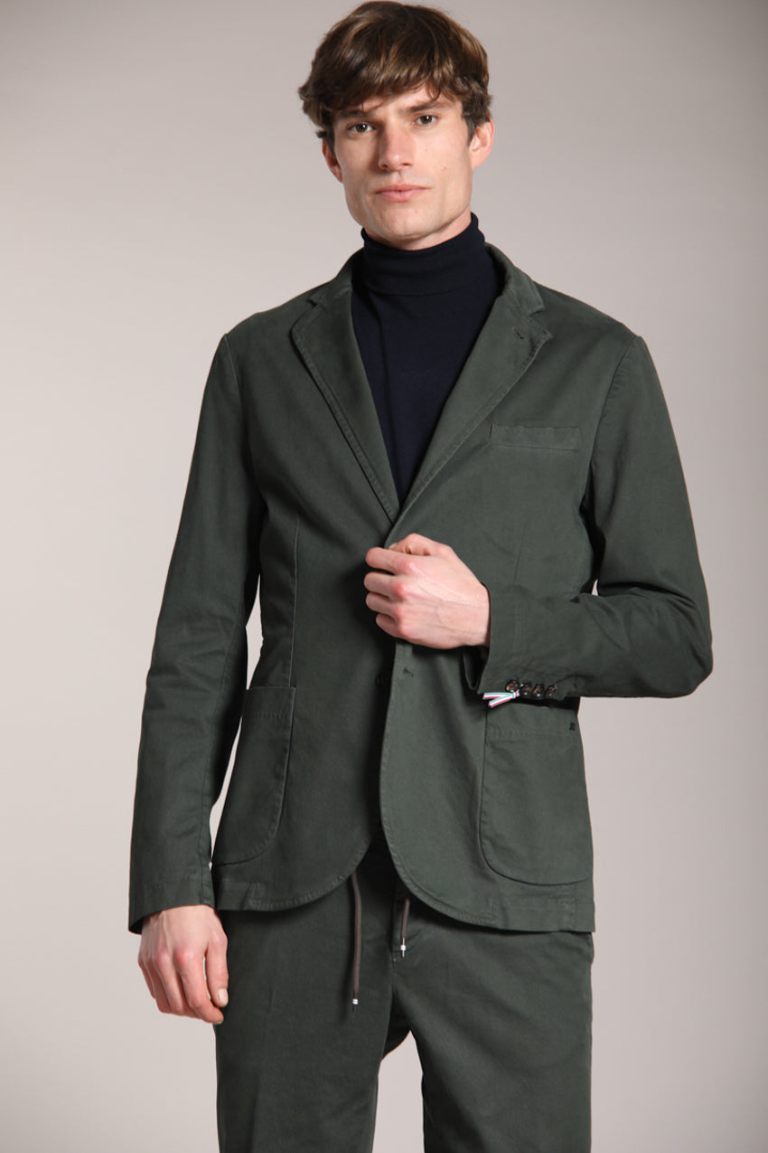 Foto 1 Da Vinci blazer uomo in gabardina stretch