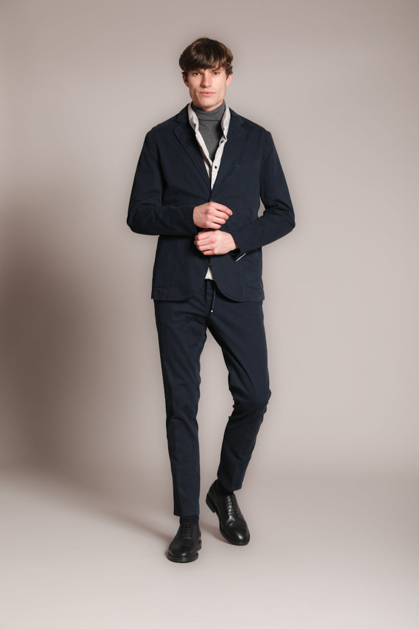 Foto 3 Da Vinci blazer uomo in gabardina stretch