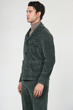 Work Jacket overshirt uomo in velluto a costa larga