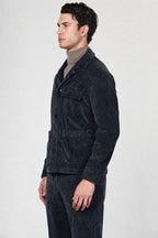 Work Jacket overshirt uomo in velluto a costa larga