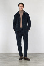Work Jacket overshirt uomo in velluto a costa larga