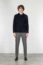 California Field Jacket uomo in lana fantasia galles