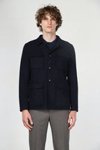 California Field Jacket uomo in lana fantasia galles