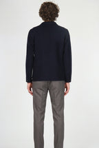 California Field Jacket uomo in lana fantasia galles