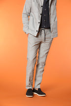 New York Sack men's chino pants in lightweight linen and cotton fabric regular fit