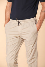 New York Sack men's chino pants in cotton and tencel parachute fabric regular fit