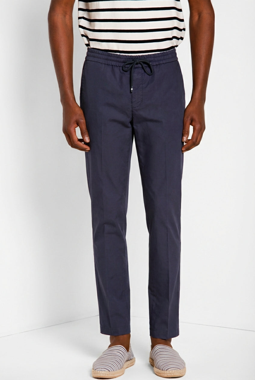 New York Sack pantalon chino jogger homme en toile parachute lyocell et coton regular fit