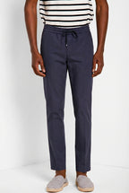 New York Sack pantalon chino jogger homme en toile parachute lyocell et coton regular fit