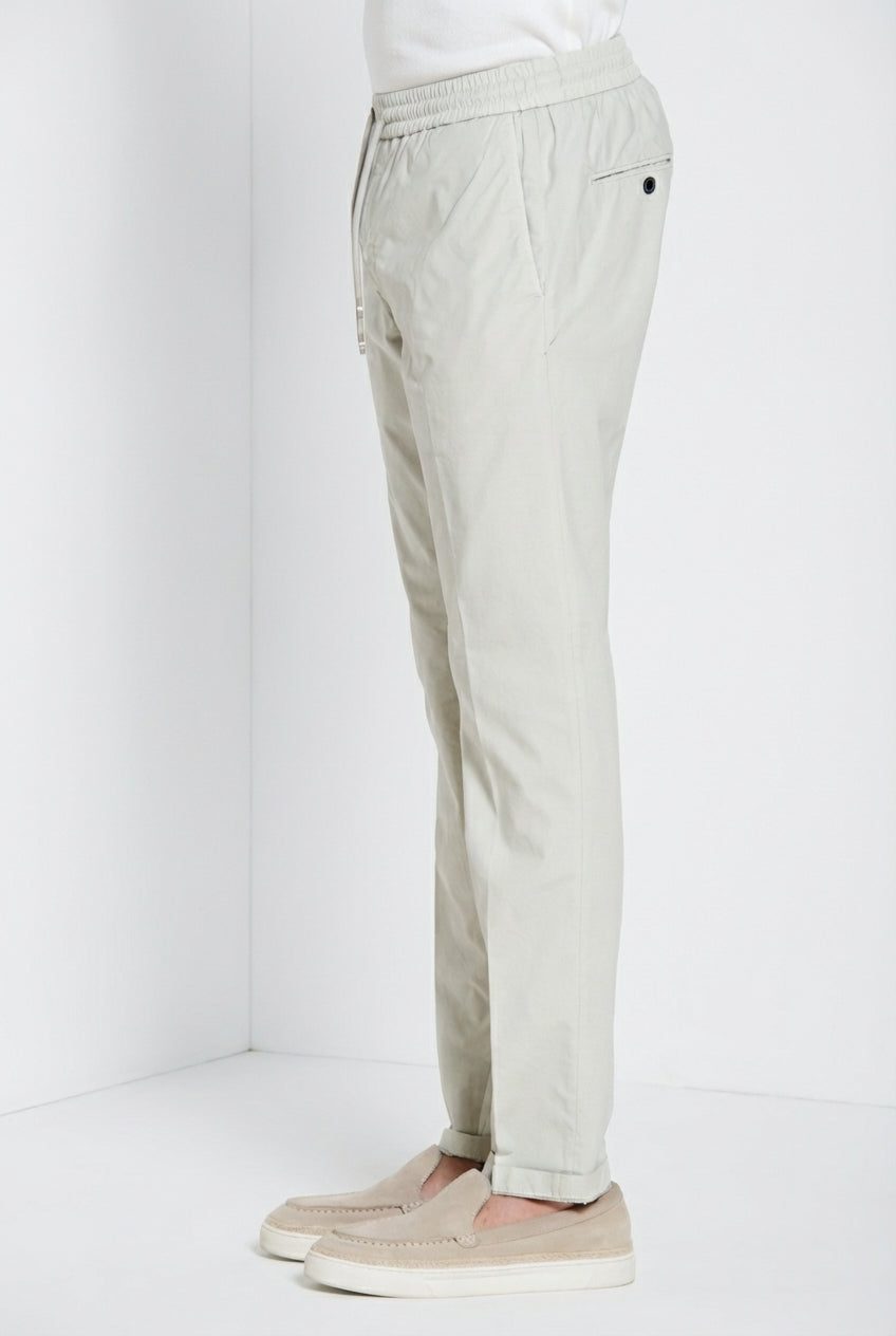 New York Sack pantalon chino jogger homme en toile parachute lyocell et coton regular fit