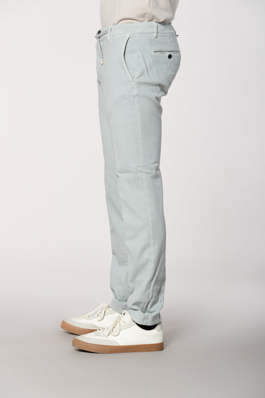 New York String pantalone chino jogger uomo in cotone cashmere regular fit