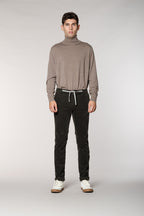 New York String pantalone chino jogger uomo in velluto 1500 righe regular fit