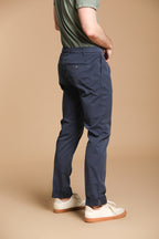 New York 1 Pinces City String men's pants in lightweight pima cotton twill regular fit