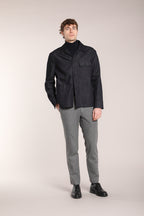 Foto 3 New York Sartoriale pantalone chino uomo sartoriale in jersey flanella regular fit