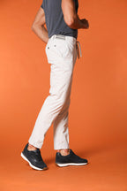 New York Side Elax men's chino jogger pants in pima cotton regular fit