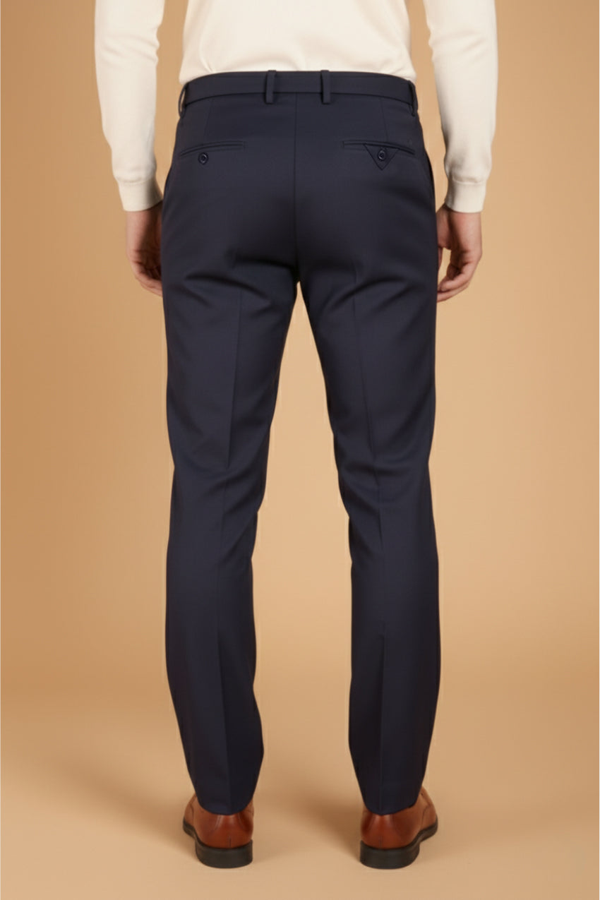 Milano Jog Herren Chinohose aus Stretch-Jersey extra slim fit