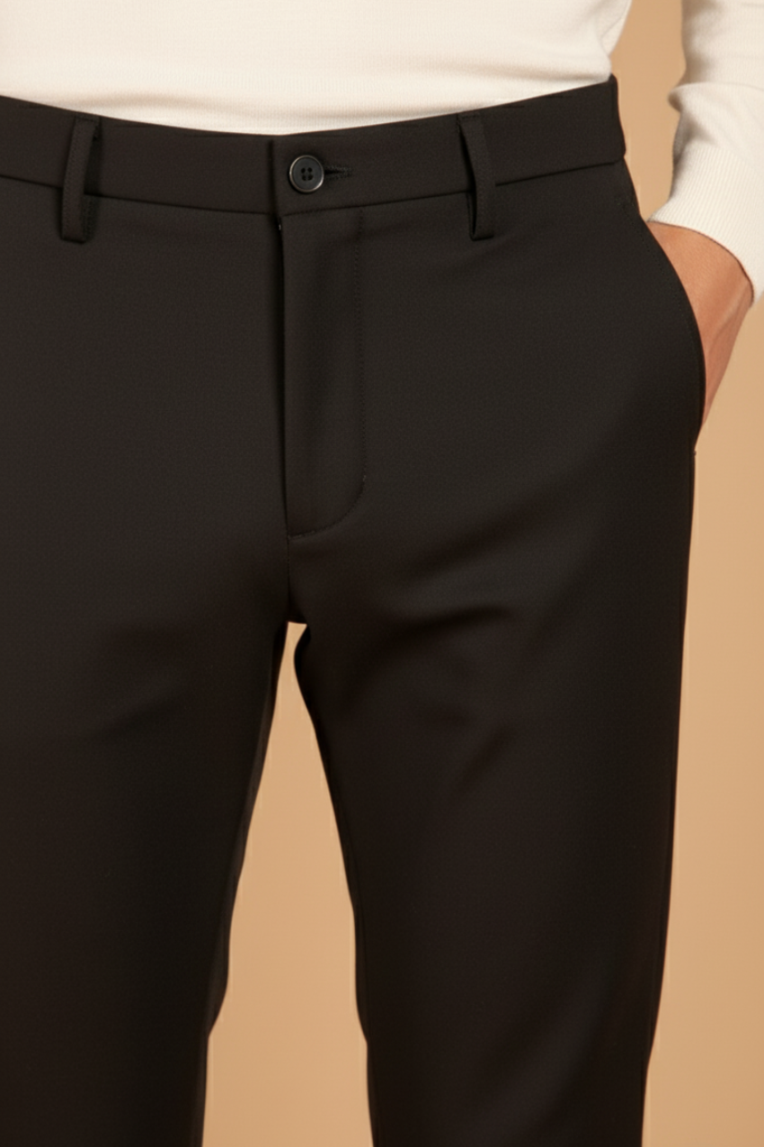 Milano Jog pantalon chino homme en jersey stretch extra slim fit