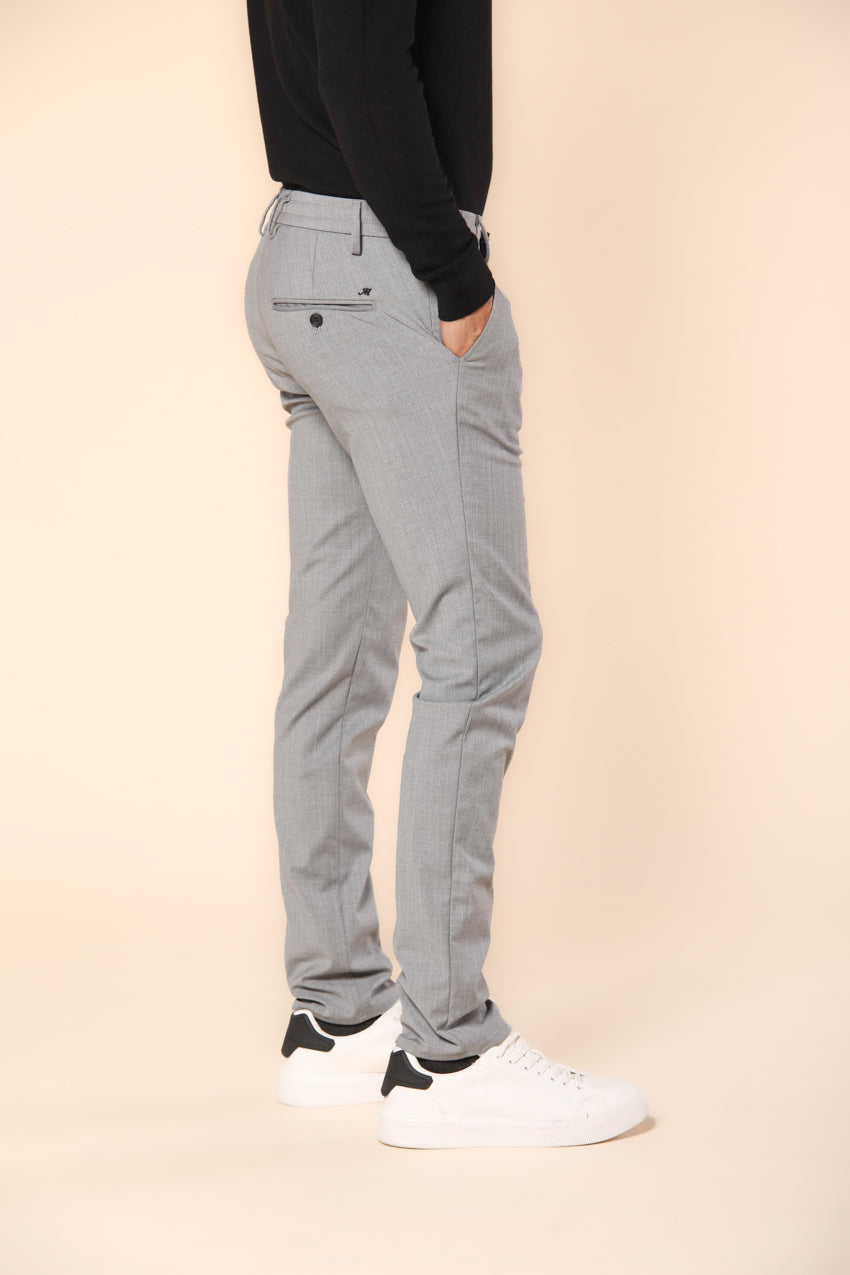 Milano Jogger Herren Chino-Hose aus Wolle extra slim Fit