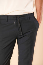 Milano Jogger men's jogger chino pants in travel wool extra slim fit