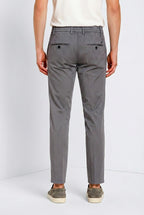 Milano Jogger Travel men's chino pants in technical travel stretch satin extra slim fit