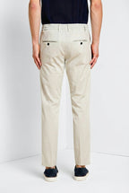 Milano Jogger Travel men's chino pants in technical travel stretch satin extra slim fit