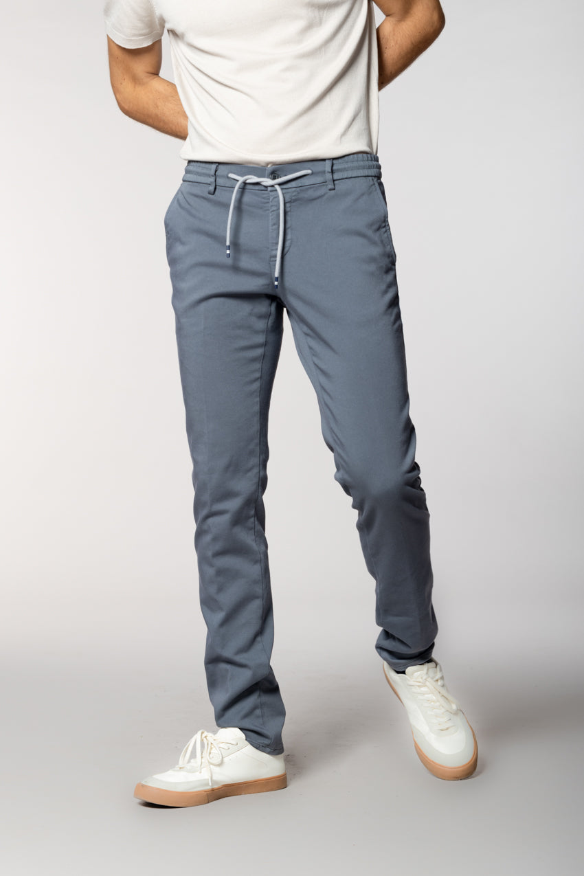 Milano Jogger Travel pantalone chino uomo in jersey active 4.0 extra slim fit