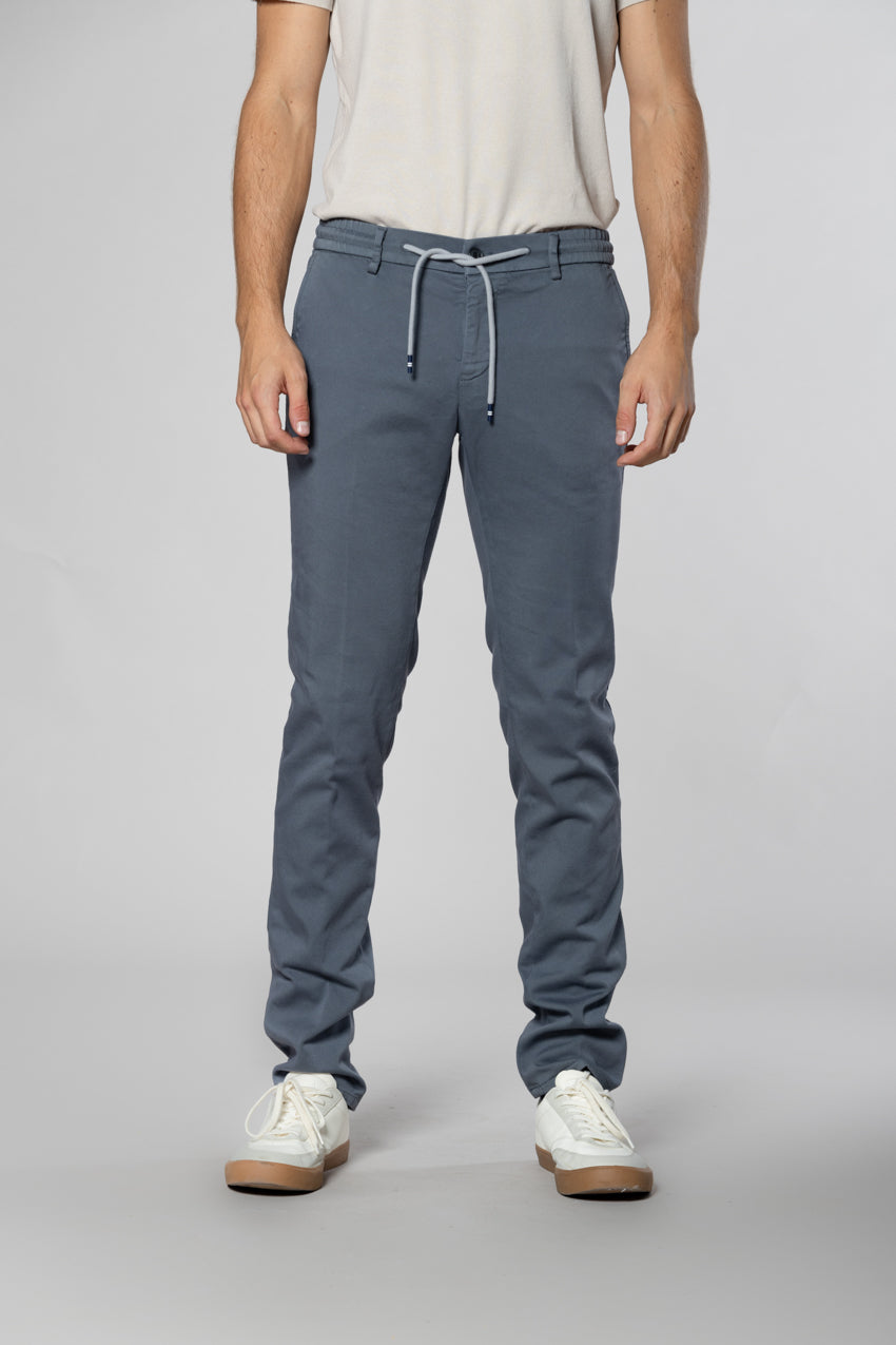 Milano Jogger Travel pantalón chino hombre en jersey Active 4.0 extra slim fit