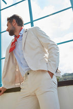 Milano Jogger men's chino jogger in cotton and tencel extra slim fit