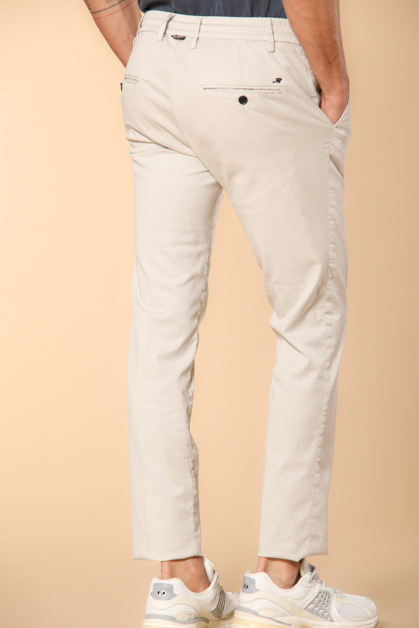 Milano Jogger men's chino jogger in cotton and tencel extra slim fit