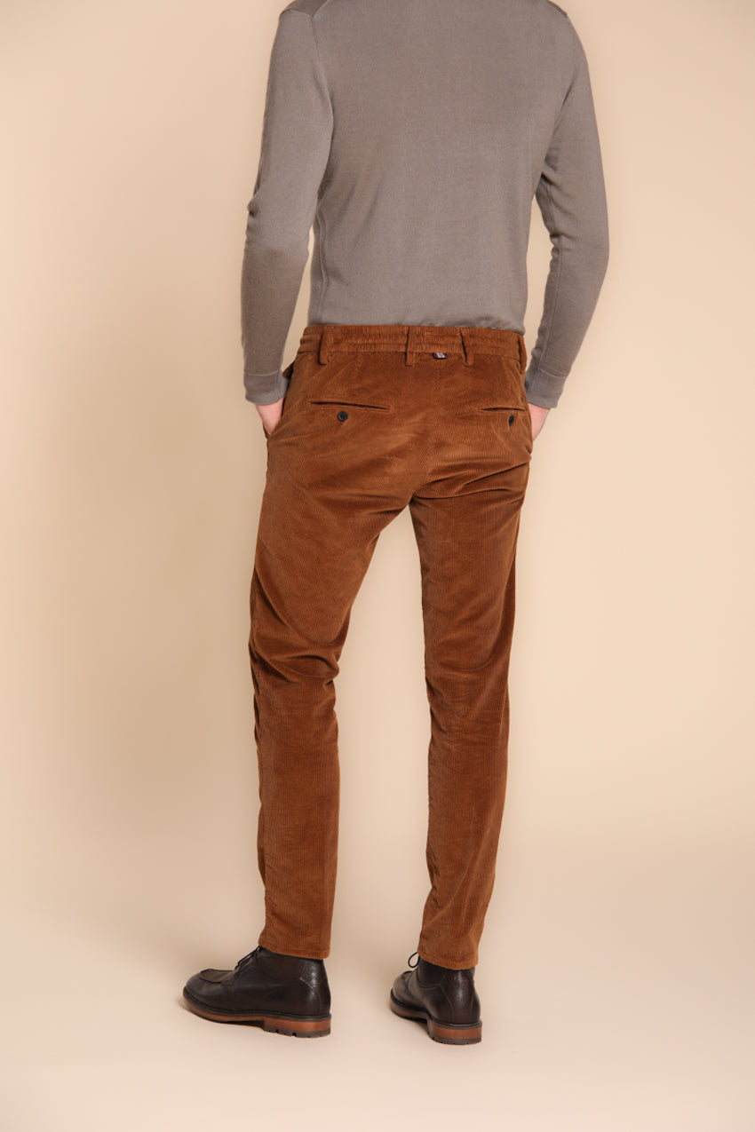 Milano Jogger Herren-Chinohose aus 500-Linien Kordsammt extra slim fit