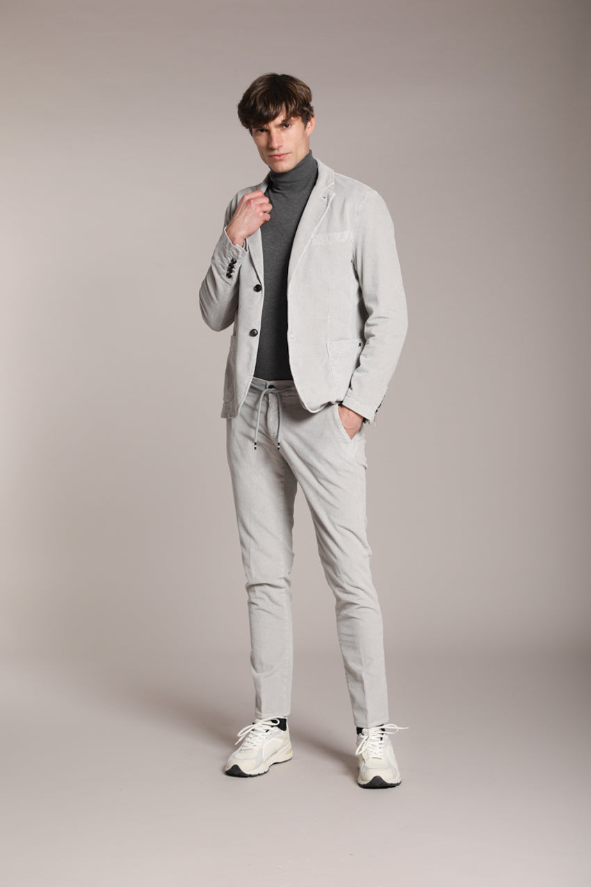 Milano Jogger Herren-Chinohose aus 500-Linien Kordsammt extra slim fit