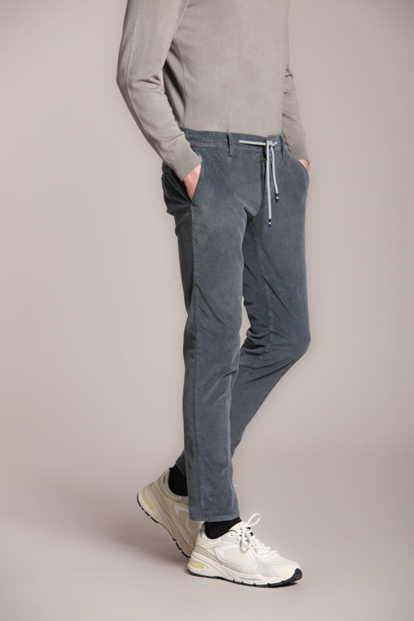 Milano Jogger Herren-Chinohose aus 500-Linien Kordsammt extra slim fit