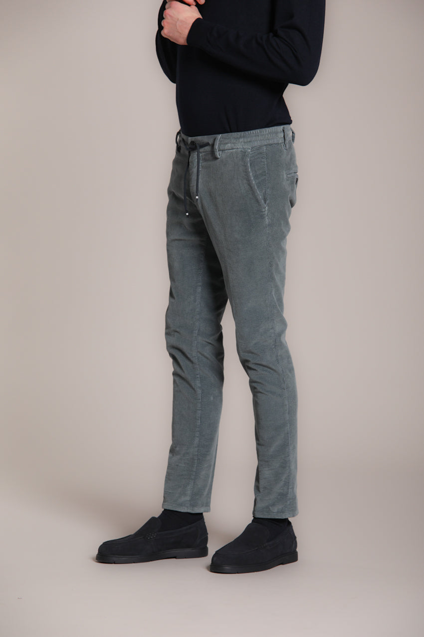 Milano Jogger pantalon chino homme en velours côtelé 500 lignes extra slim fit