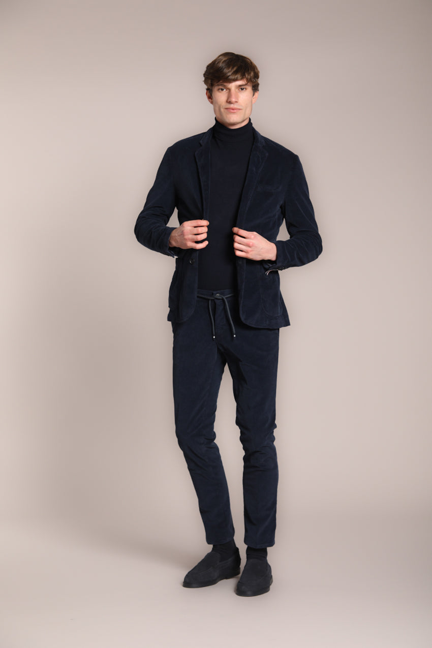 Milano Jogger Herren-Chinohose aus 500-Linien Kordsammt extra slim fit