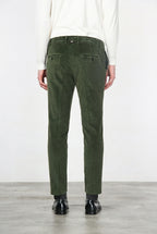 Milano Jogger pantalón chino de hombre en pana 500 rayas, extra slim fit