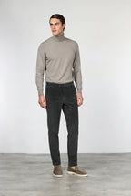 Pantalón chino Milano Jogger para hombre en pana 500 rayas extra slim fit