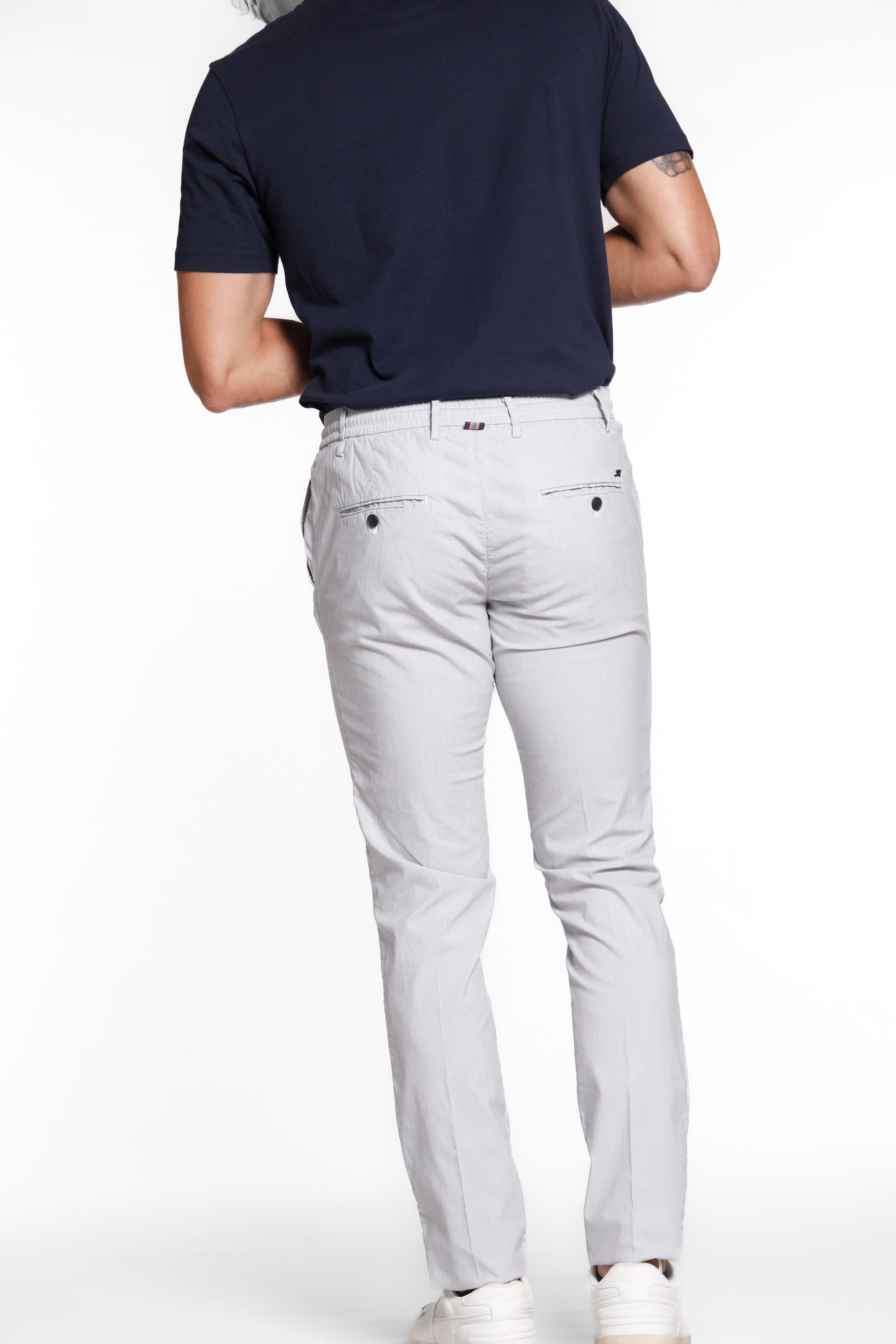 Milano Jogger Pantalon de jogging homme en tencel et coton extra slim fit