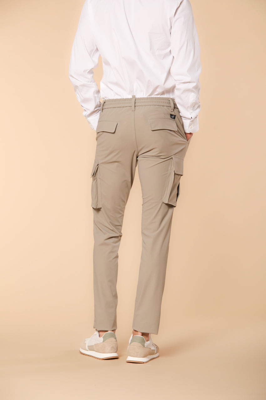 Chile jogger men’s cargo pants in super technical jersey extra sim fit