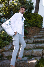 Chile Jogger men's cargo pants in travel wool extra slim fit