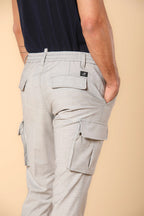 Chile Jogger men's cargo pants in travel wool extra slim fit