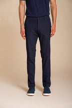 Milano Dynamic men's chino jogger pants in super technical jersey extra slim fit