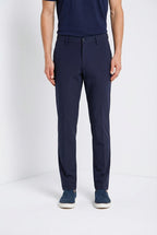 Milano Dynamic pantalón chino jogger hombre en jersey super técnico extra slim fit